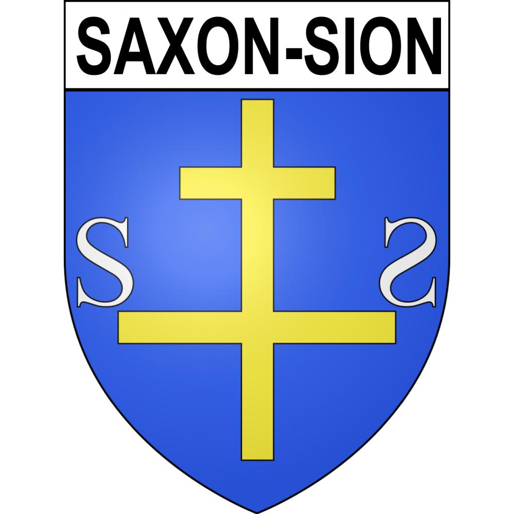 Saxon-Sion Sticker wappen, gelsenkirchen, augsburg, klebender aufkleber