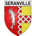 Stickers coat of arms Seranville adhesive sticker