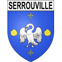Stickers coat of arms Serrouville adhesive sticker