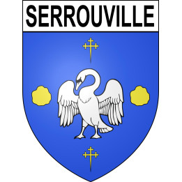 Stickers coat of arms Serrouville adhesive sticker