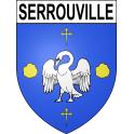 Serrouville 54 ville sticker blason écusson autocollant adhésif