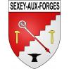 Adesivi stemma Sexey-aux-Forges adesivo