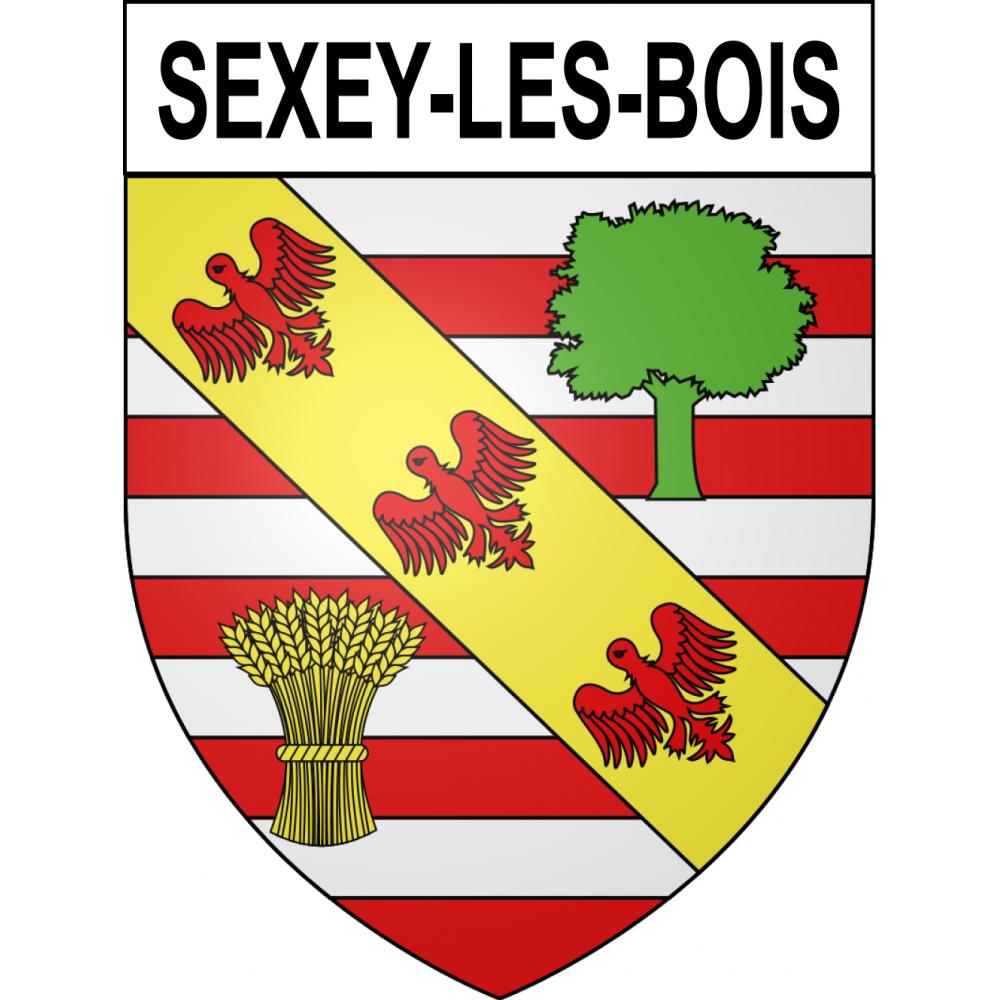 Sexey-les-Bois 54 ville sticker blason écusson autocollant adhésif