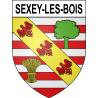 Sexey-les-Bois Sticker wappen, gelsenkirchen, augsburg, klebender aufkleber