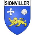 Sionviller Sticker wappen, gelsenkirchen, augsburg, klebender aufkleber