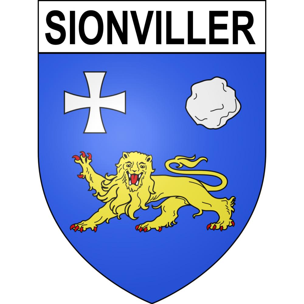 Sionviller Sticker wappen, gelsenkirchen, augsburg, klebender aufkleber