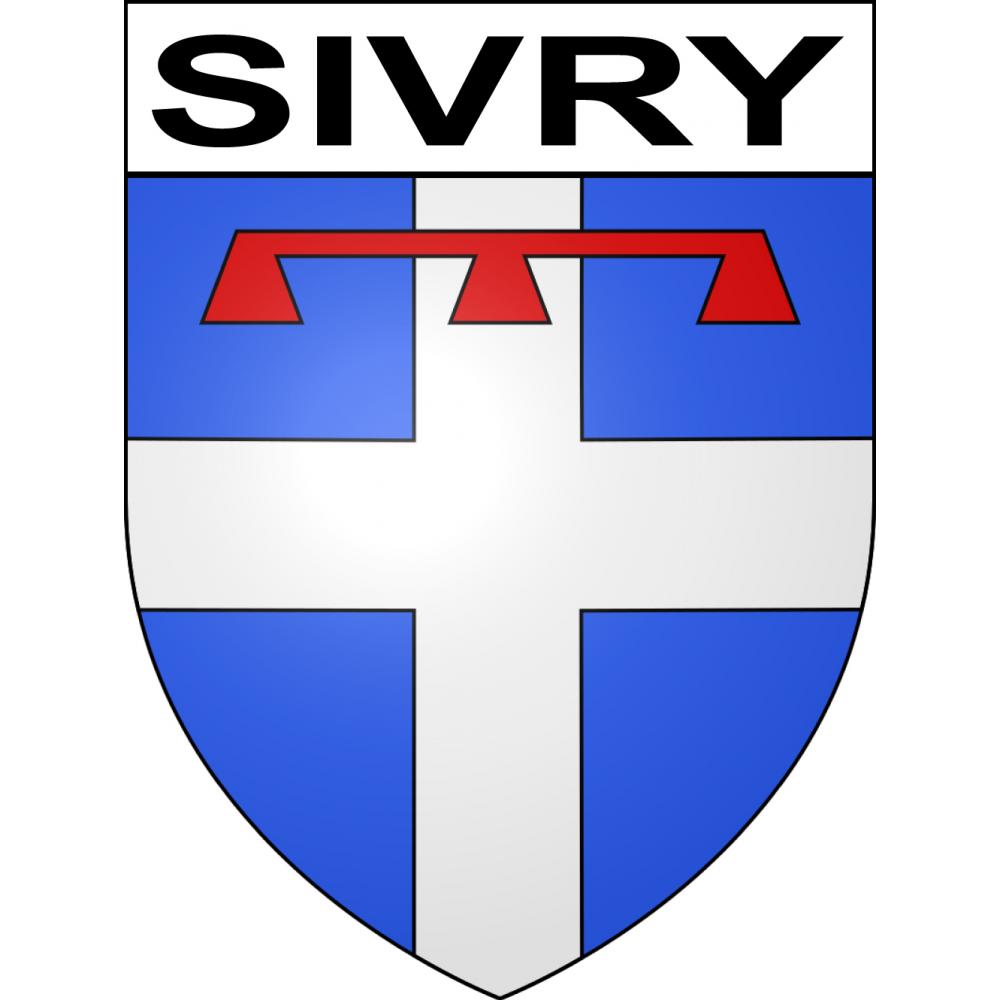 Sivry Sticker wappen, gelsenkirchen, augsburg, klebender aufkleber