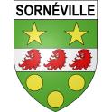Sornéville Sticker wappen, gelsenkirchen, augsburg, klebender aufkleber
