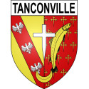 Pegatinas escudo de armas de Tanconville adhesivo de la etiqueta engomada