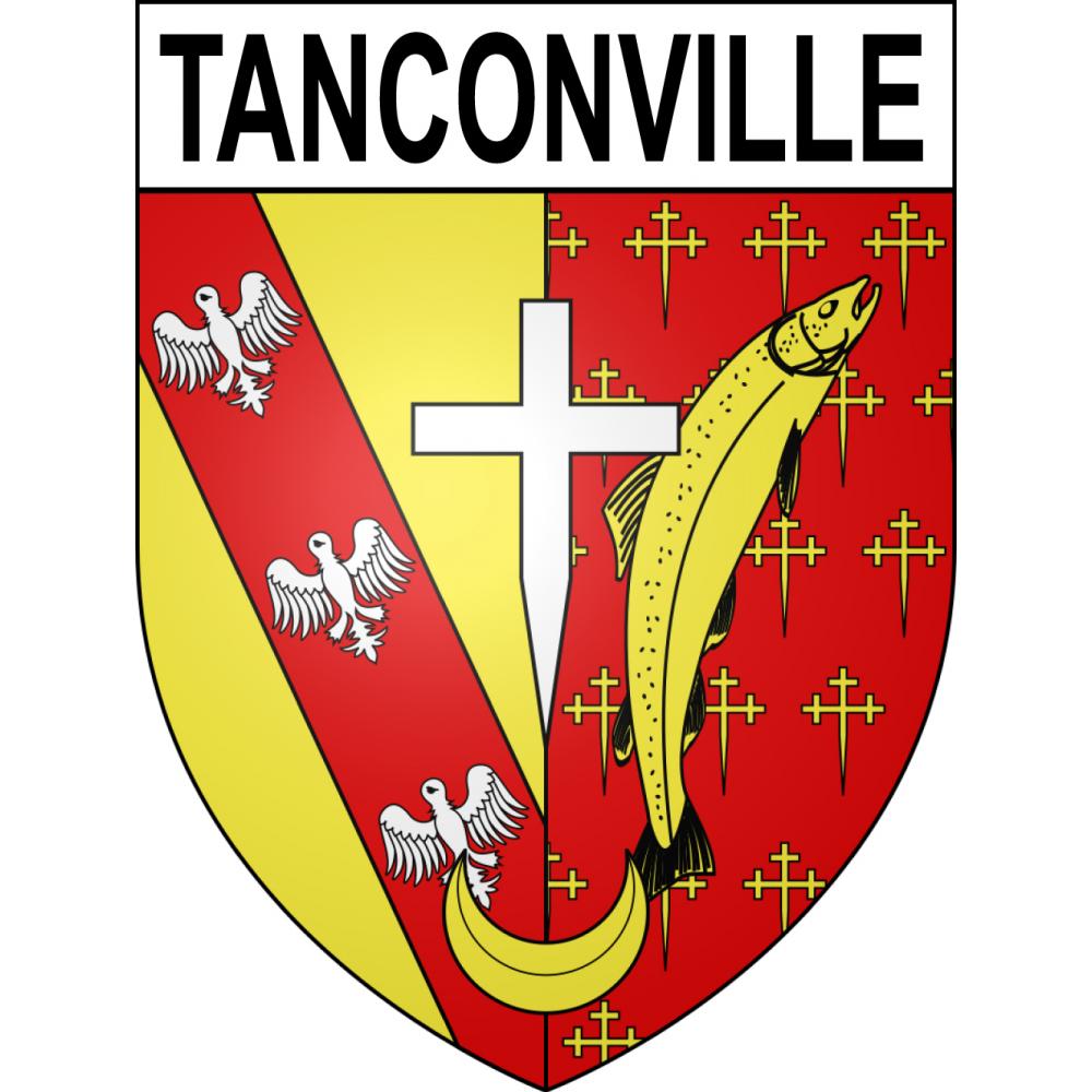 Tanconville 54 ville sticker blason écusson autocollant adhésif