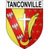 Pegatinas escudo de armas de Tanconville adhesivo de la etiqueta engomada