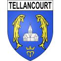 Stickers coat of arms Tellancourt adhesive sticker