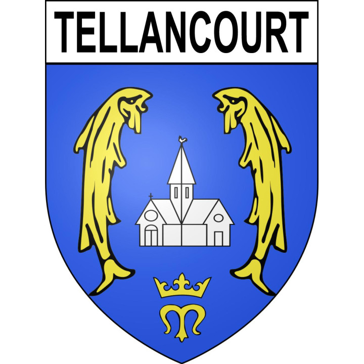 Tellancourt Sticker wappen, gelsenkirchen, augsburg, klebender aufkleber