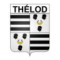 Thélod 54 ville sticker blason écusson autocollant adhésif
