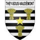 Stickers coat of arms They-sous-Vaudémont adhesive sticker