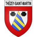 Stickers coat of arms Thézey-Saint-Martin adhesive sticker
