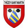 Thézey-Saint-Martin 54 ville sticker blason écusson autocollant adhésif