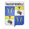 Pegatinas escudo de armas de Thiaucourt-Regniéville adhesivo de la etiqueta engomada