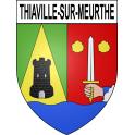 Thiaville-sur-Meurthe 54 ville sticker blason écusson autocollant adhésif