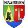 Pegatinas escudo de armas de Thiaville-sur-Meurthe adhesivo de la etiqueta engomada