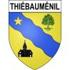 Pegatinas escudo de armas de Thiébauménil adhesivo de la etiqueta engomada