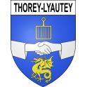 Thorey-Lyautey 54 ville sticker blason écusson autocollant adhésif