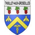 Thuilley-aux-Groseilles 54 ville sticker blason écusson autocollant adhésif