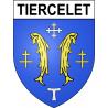 Stickers coat of arms Tiercelet adhesive sticker