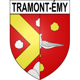 Stickers coat of arms Tramont-Émy adhesive sticker