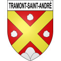 Tramont-Saint-André Sticker wappen, gelsenkirchen, augsburg, klebender aufkleber