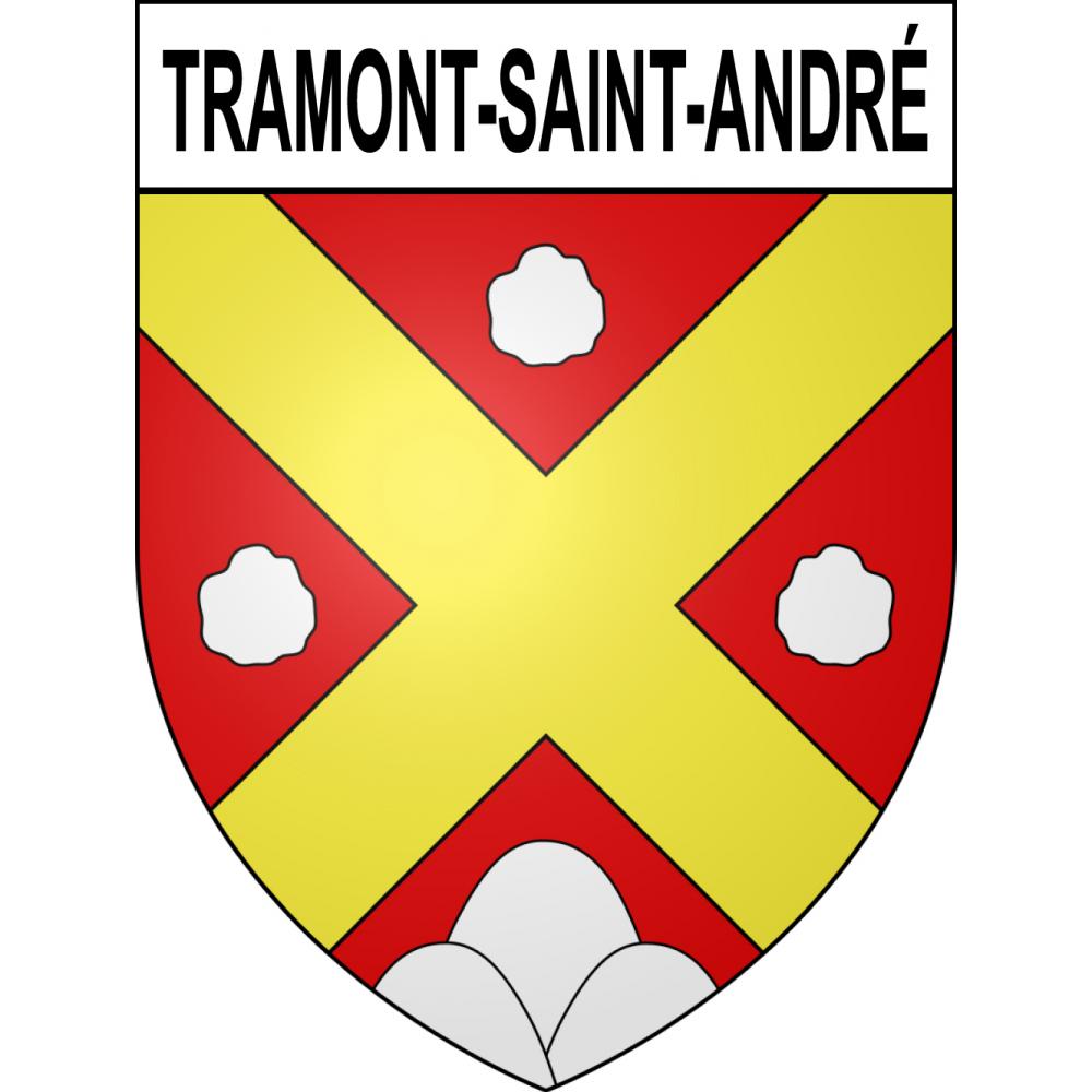 Pegatinas escudo de armas de Tramont-Saint-André adhesivo de la etiqueta engomada