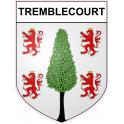 Tremblecourt 54 ville sticker blason écusson autocollant adhésif