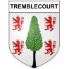 Adesivi stemma Tremblecourt adesivo