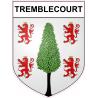 Stickers coat of arms Tremblecourt adhesive sticker