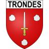 Trondes Sticker wappen, gelsenkirchen, augsburg, klebender aufkleber