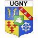 Stickers coat of arms Ugny adhesive sticker