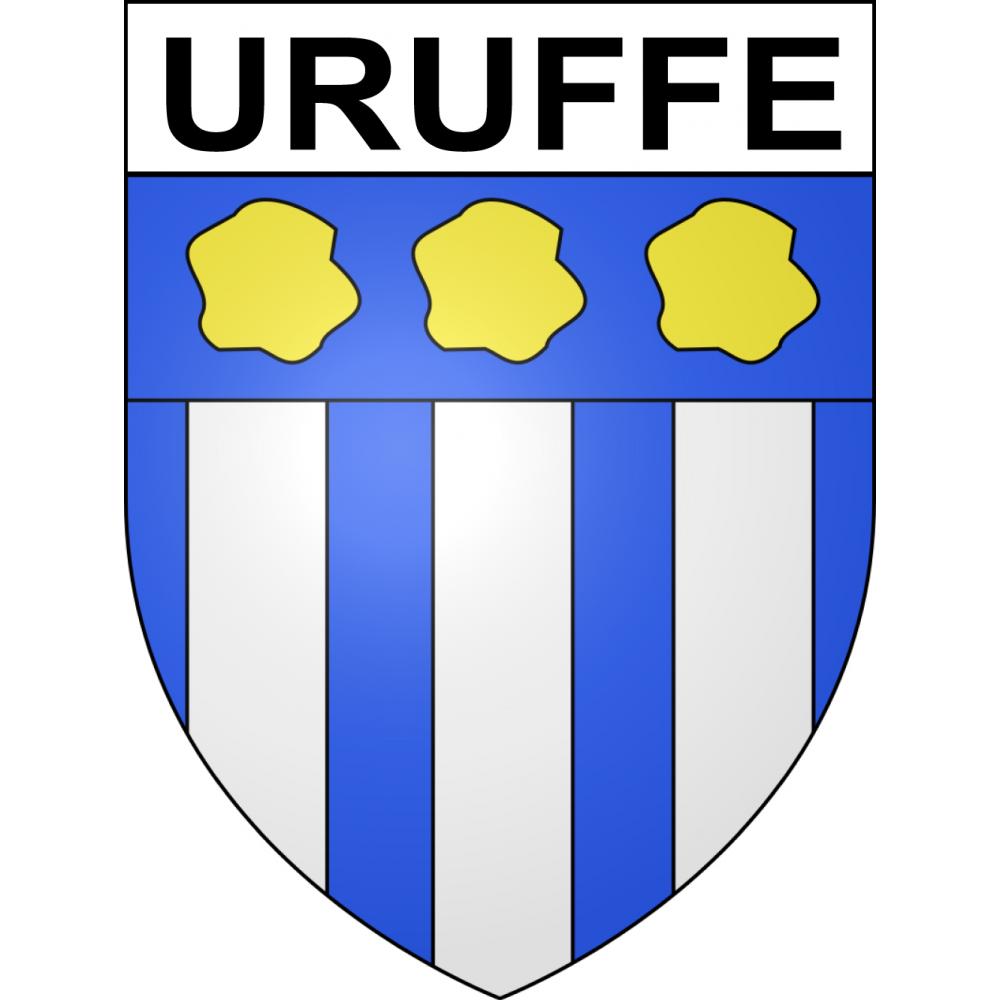 Uruffe 54 ville sticker blason écusson autocollant adhésif