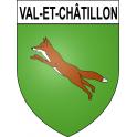 Stickers coat of arms Val-et-Châtillon adhesive sticker