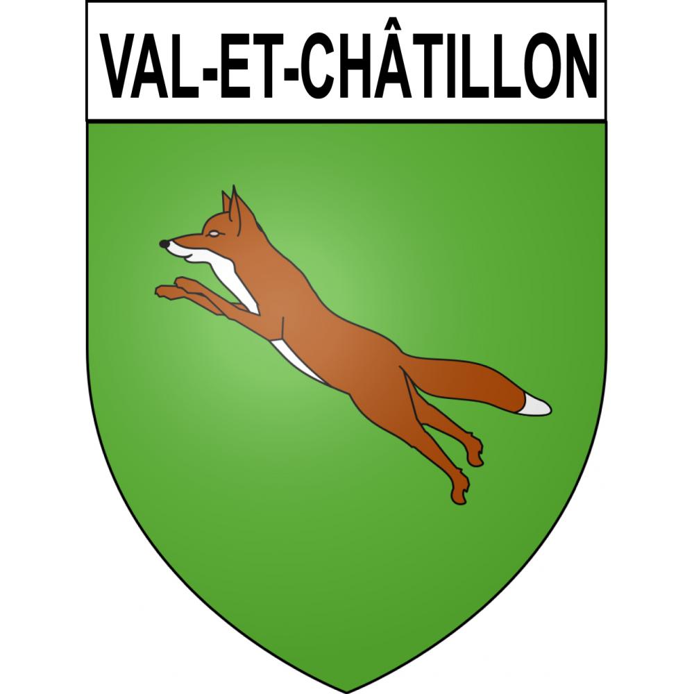 Val-et-Châtillon 54 ville sticker blason écusson autocollant adhésif