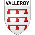 Valleroy 54 ville sticker blason écusson autocollant adhésif