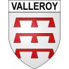 Valleroy 54 ville sticker blason écusson autocollant adhésif