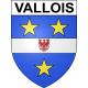 Stickers coat of arms Vallois adhesive sticker