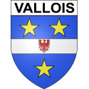 Vallois Sticker wappen, gelsenkirchen, augsburg, klebender aufkleber