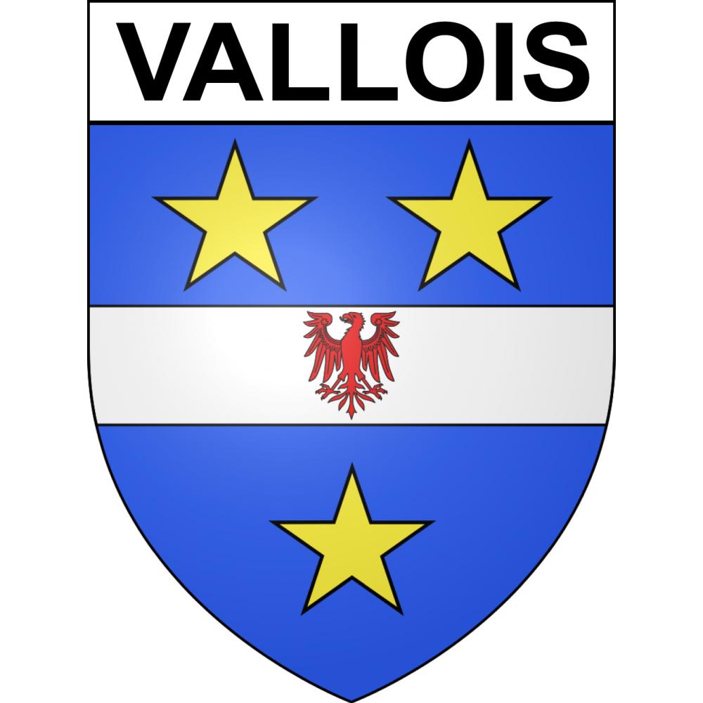 Stickers coat of arms Vallois adhesive sticker