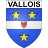 Stickers coat of arms Vallois adhesive sticker