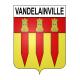 Vandelainville Sticker wappen, gelsenkirchen, augsburg, klebender aufkleber