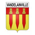 Vandelainville Sticker wappen, gelsenkirchen, augsburg, klebender aufkleber