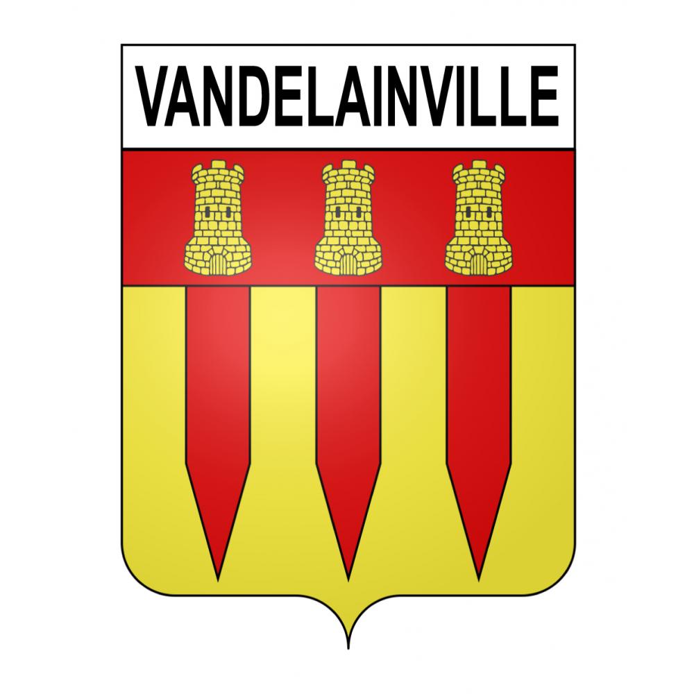 Vandelainville 54 ville sticker blason écusson autocollant adhésif