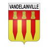 Vandelainville Sticker wappen, gelsenkirchen, augsburg, klebender aufkleber