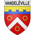 Stickers coat of arms Vandeléville adhesive sticker